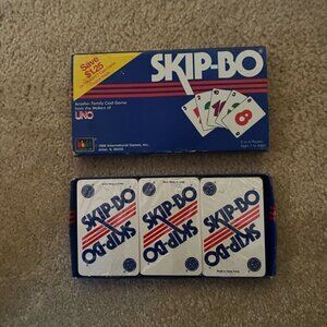 1986 Skip-Bo Family Card game COMPLETE w/instructions 2 to 6 players